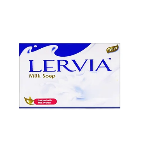 صابون شیر لرویا LERVIA سفید کننده و روشن کننده با وزن 90 گرم
